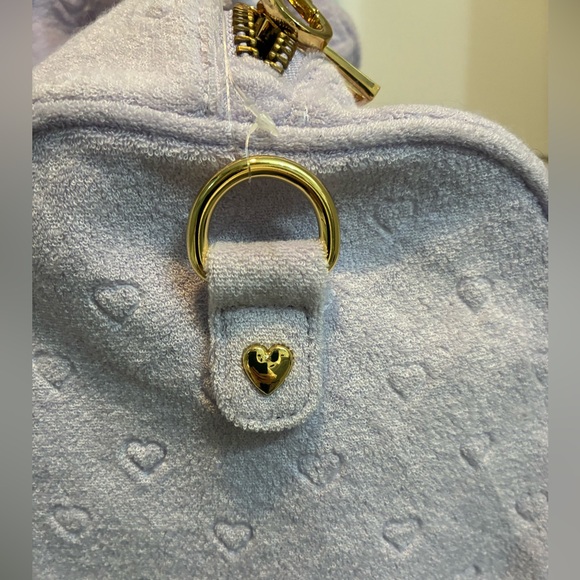 NWT Stoney Clover Lane x Target Collab Purple Love Duffle Bag - Picture 6 of 8